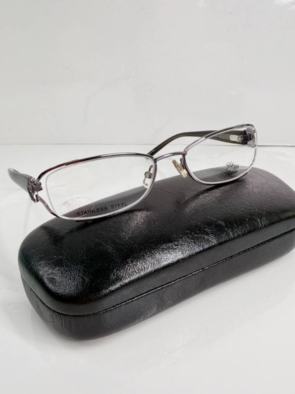 Saks Fifth Avenue Stainless Steel Eyeglasses – New